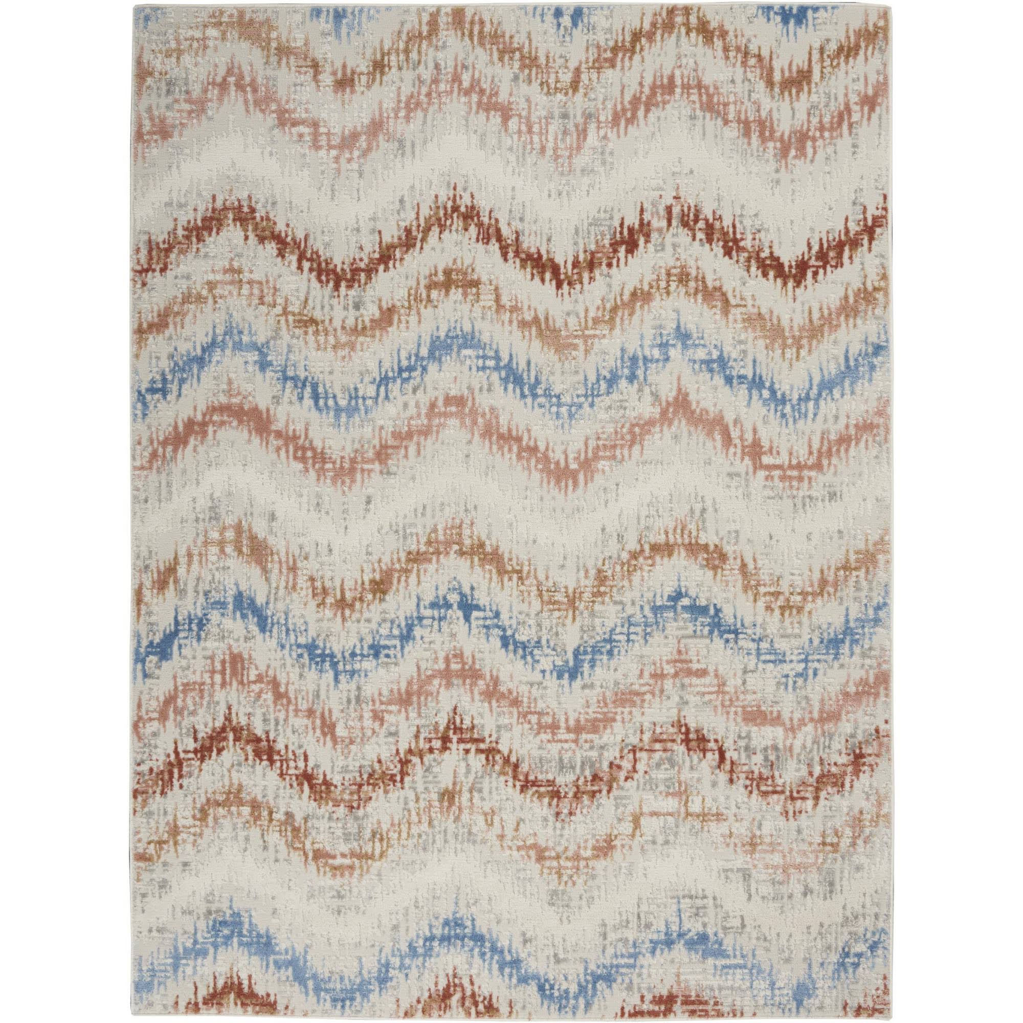 Nourison Elation ETN04 Area Rug | Ivory Multicolor | 4' x 6' E5RVWM_Q62P