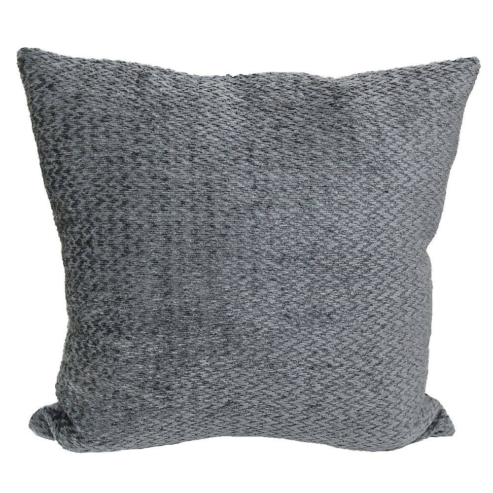 Farifield Chenille Pillow, Grey, UTAF34_N2WK