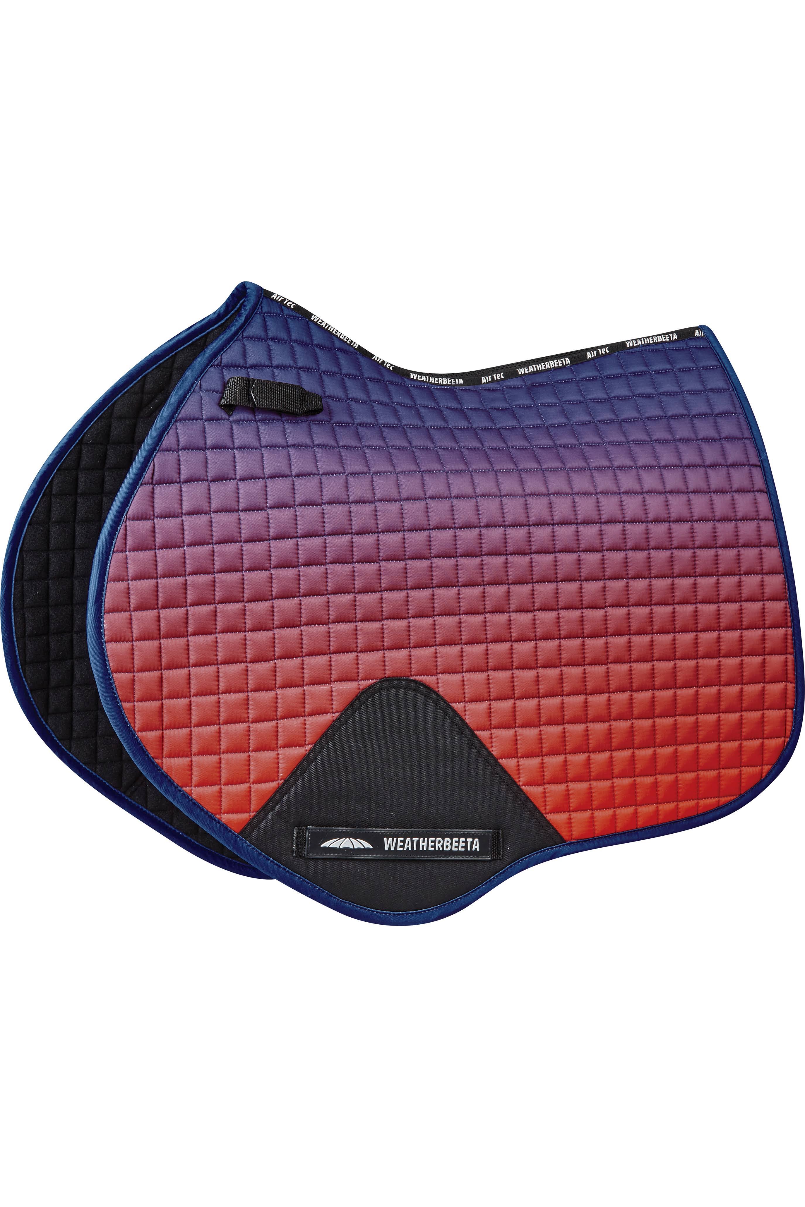 Weatherbeeta Prime Ombre Jump Shaped Saddle Pad - Stormy E3QG7Z_JJDL