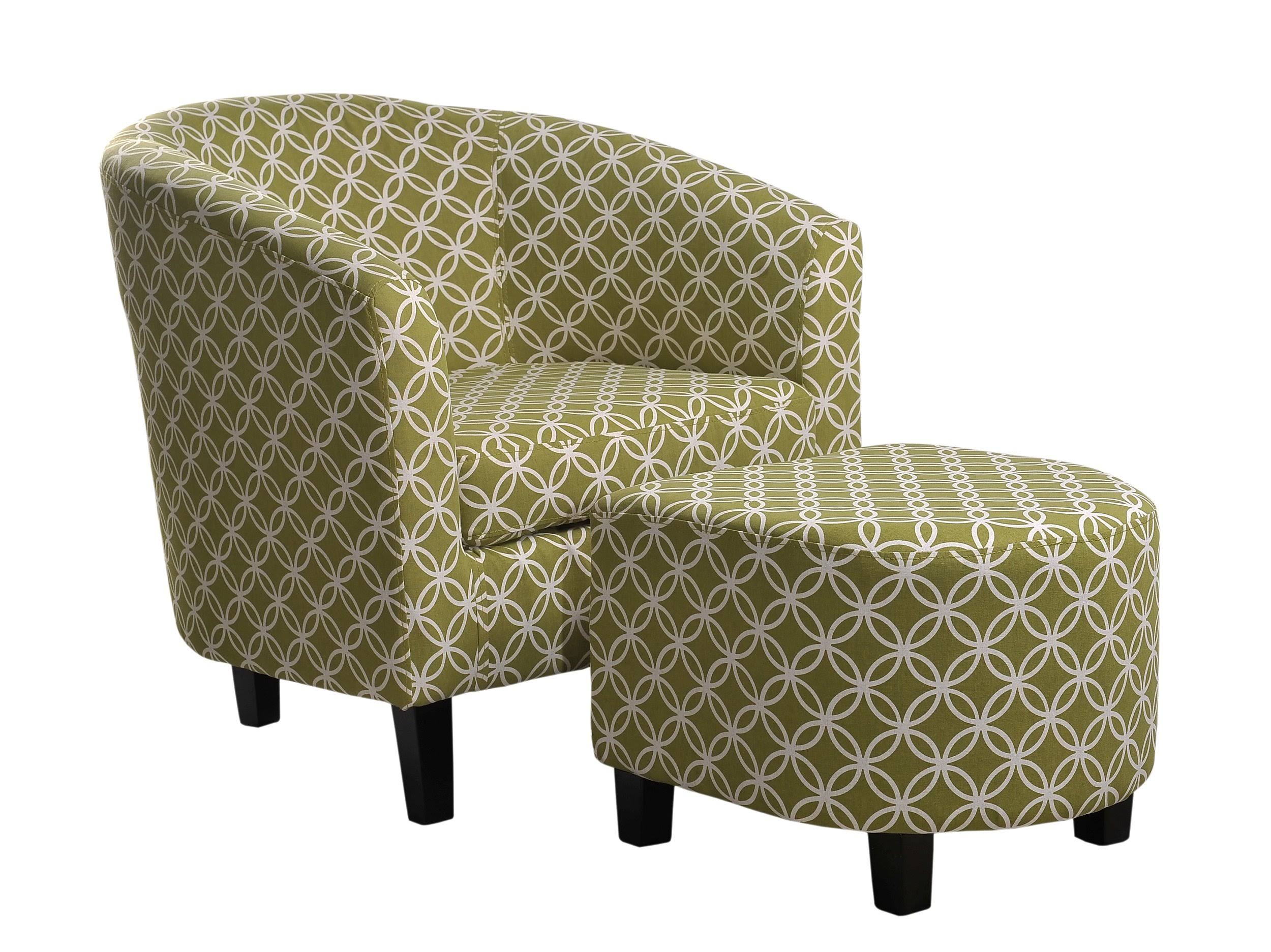 NH Designs Paisley Tub Chair with Ottoman, JIERM1_LY4F