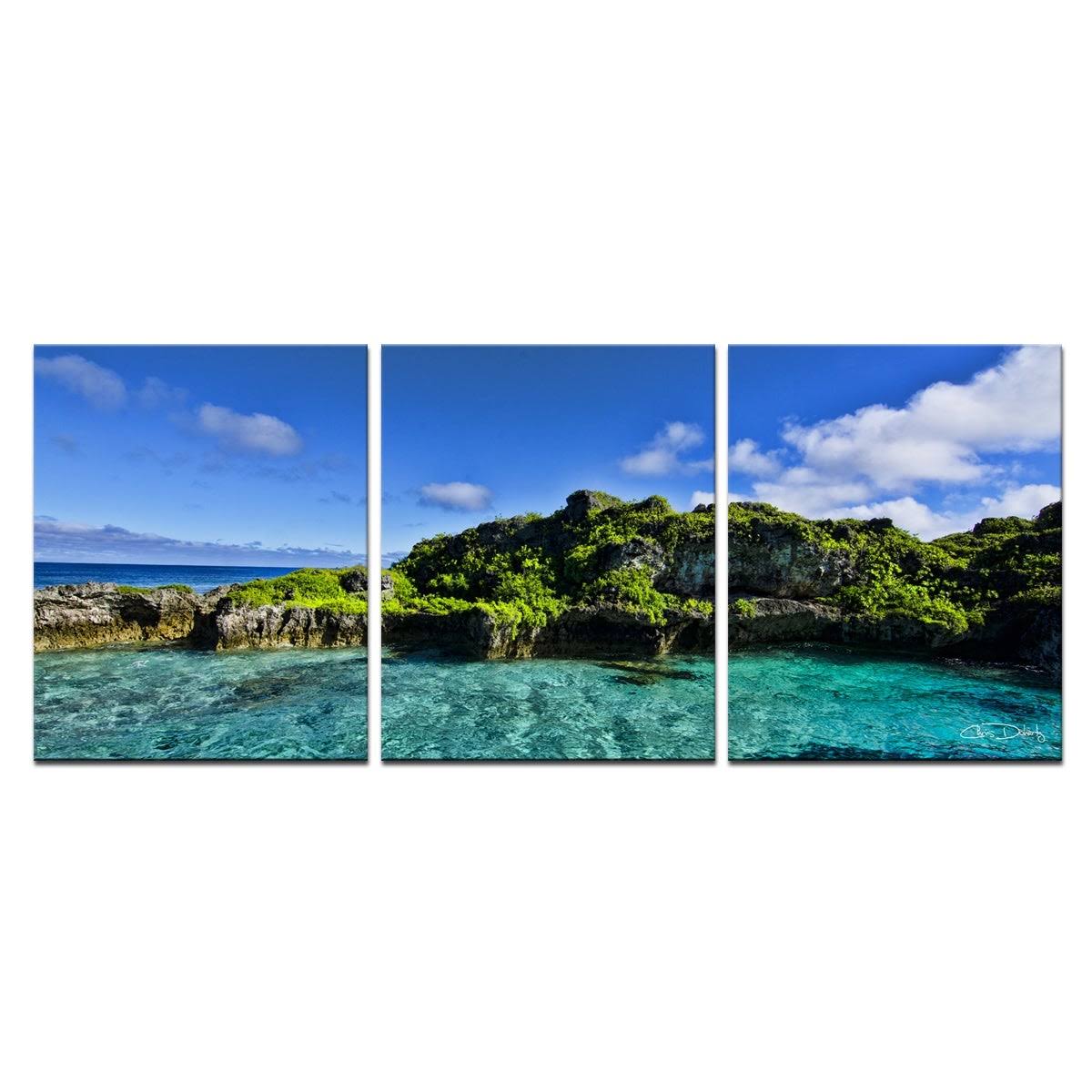 Ready2HangArt Chris Doherty 'Grunge Pano III' 3-Piece Canvas Wall 7RFJGK_NOED