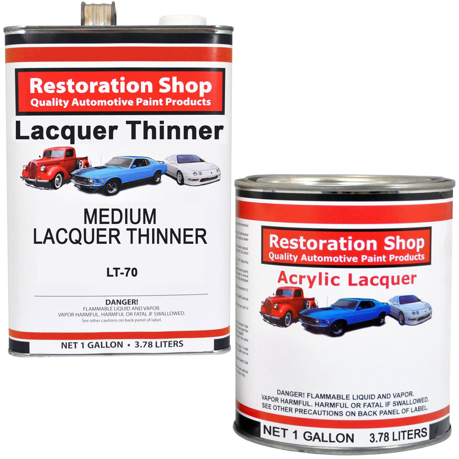Restoration Shop Complete Medium Gallon Kit Rock Moss Green Acrylic Lacquer Single Stage Car Auto D8OBA0_5NW7