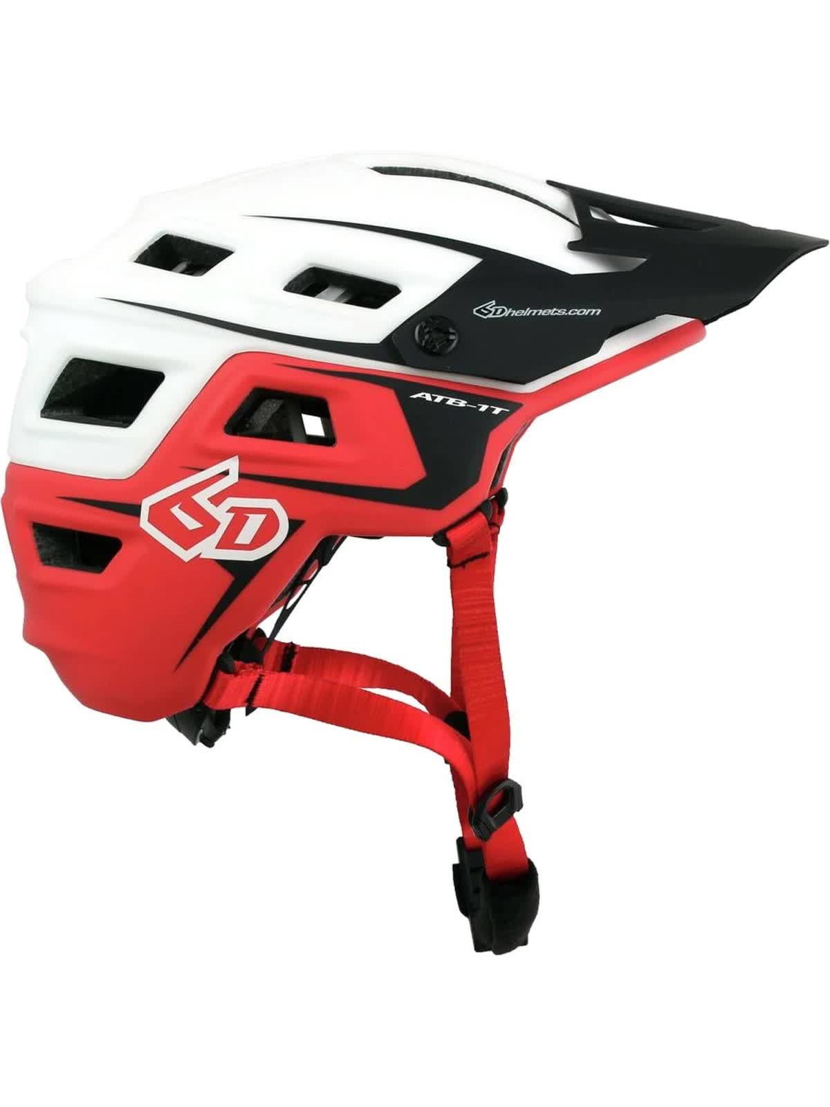 6D ATB-1T Evo Trail Helmet-White/6Y6QHS_MHGB